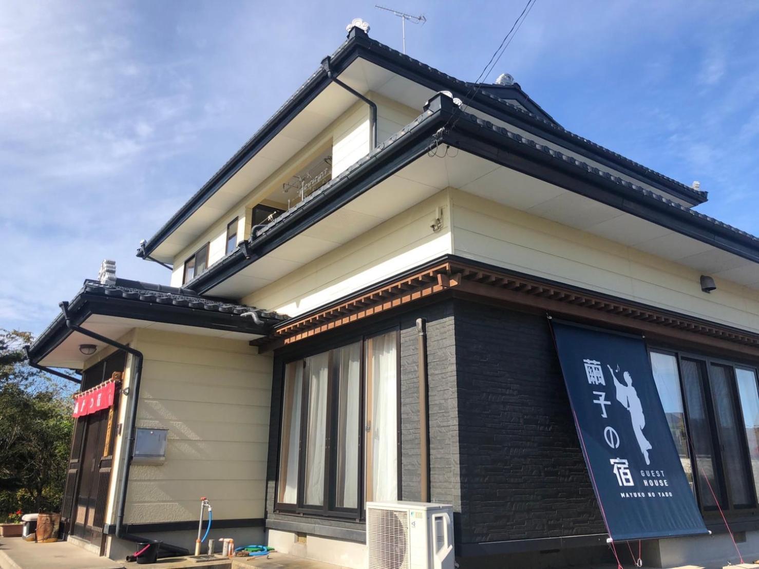 青森伝統芸能を楽しめる繭子の宿 Hachinohe Exterior foto